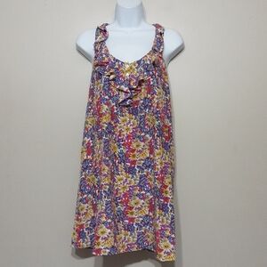 Vintage Alice Trixie women slip floral dress women S casual festival soft silk